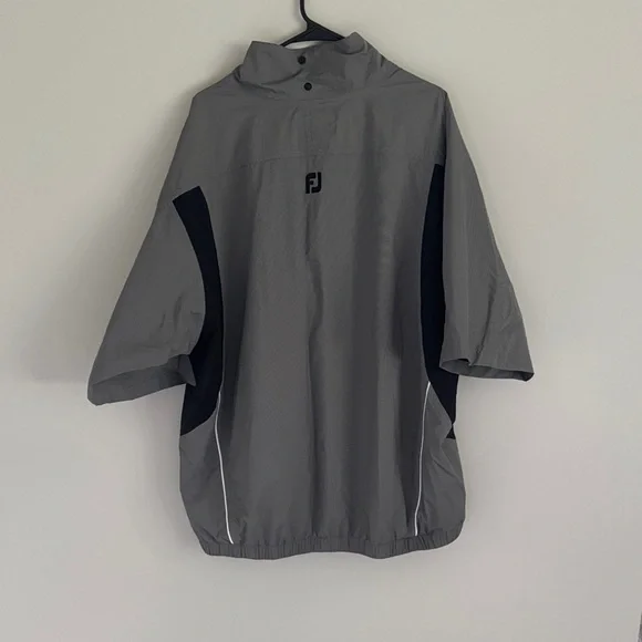 FootJoy Gray and Black Windbreaker - Picture 3 of 3